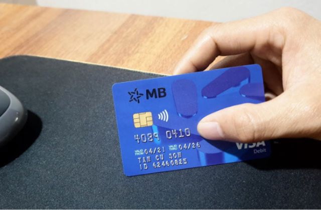 Giới thiệu thẻ visa debit MB Bank