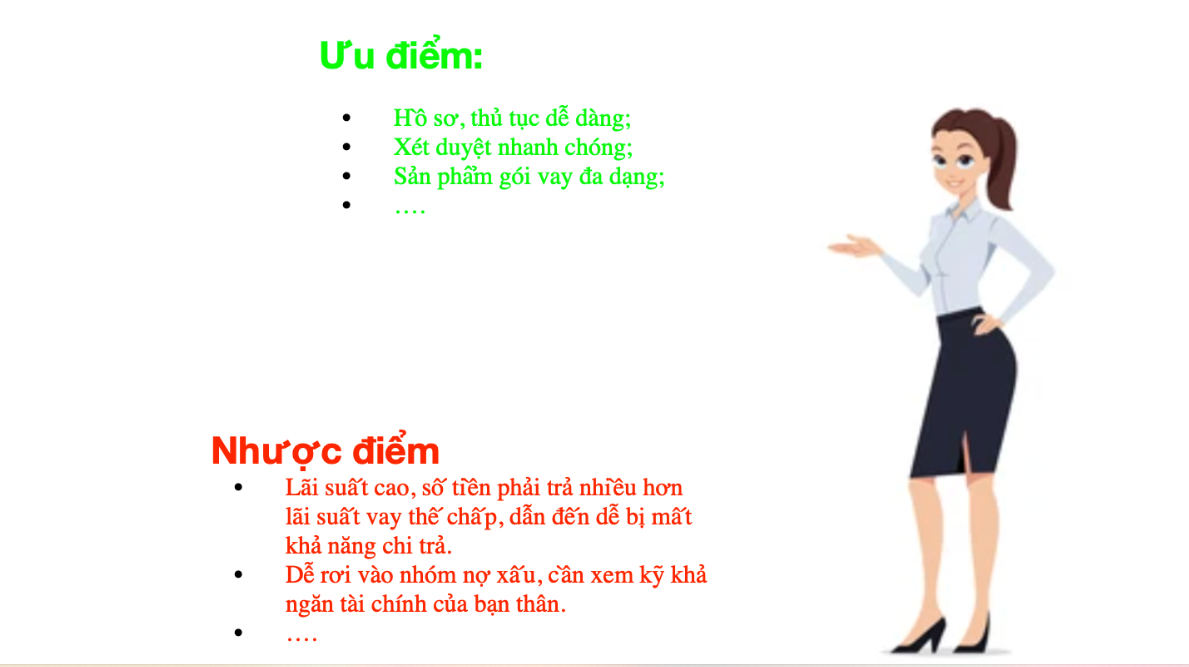 Ưu và nhược điểm của khoản vay nhanh tiền mặt.